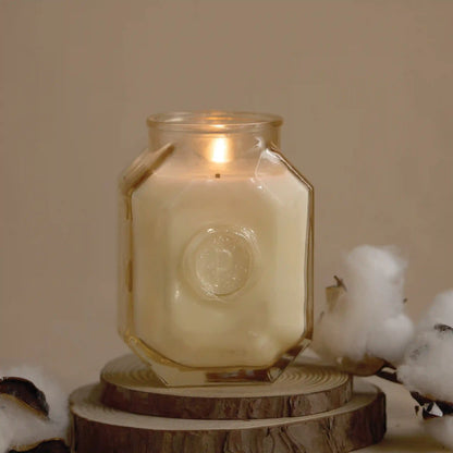 Botanica Cotton & Teak 8oz Candle