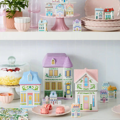 Lenox Spice Village House Canisters, Set of 3