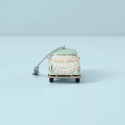 Personalized Just Married Car Ornament