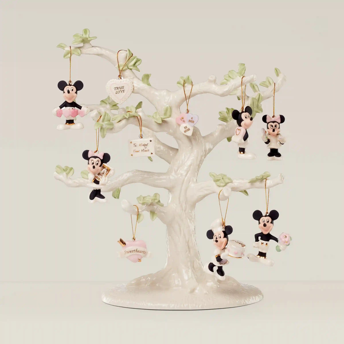 Disney Romantic Moments 10-Piece Mini Ornament Set