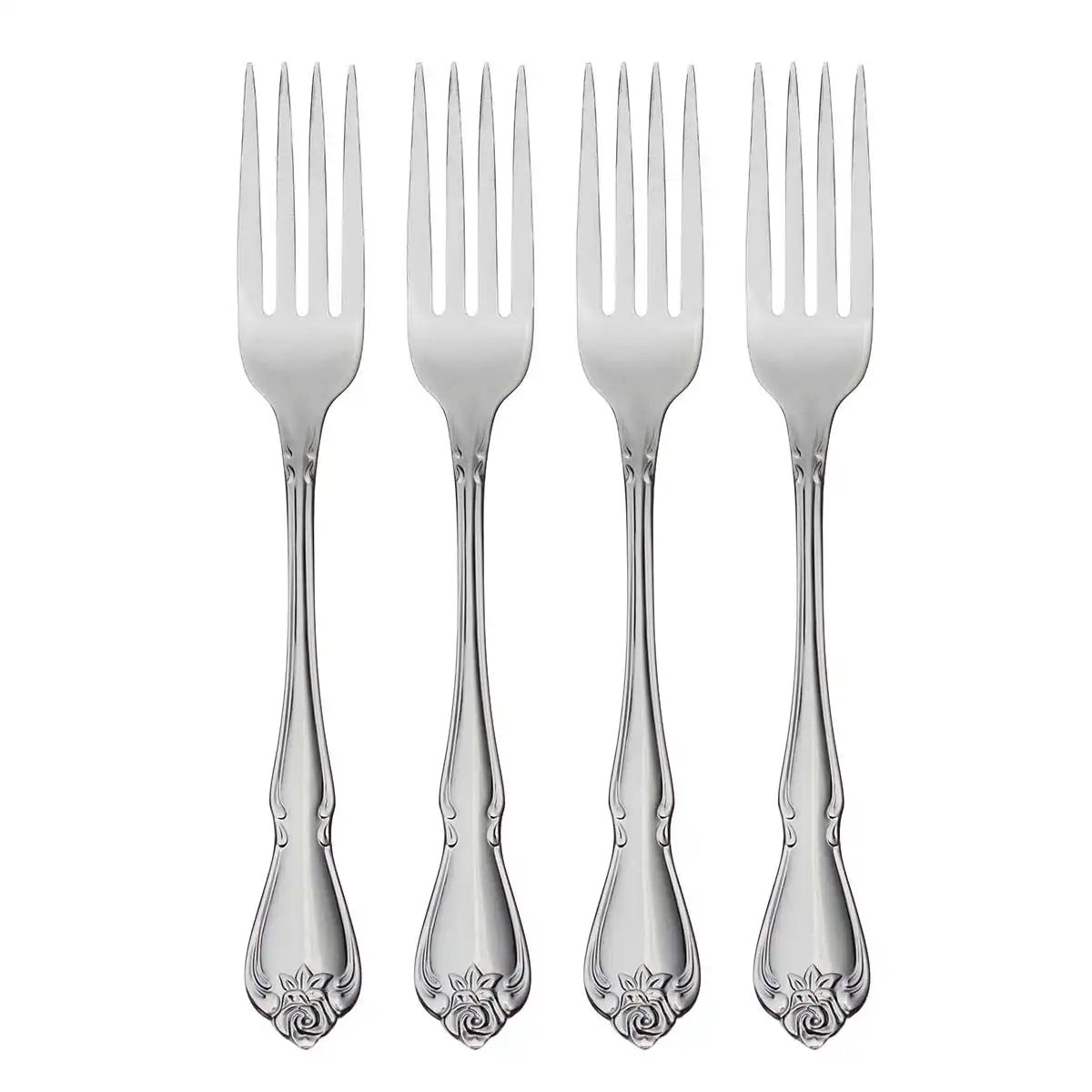 True Rose Dinner Forks, Set of 4