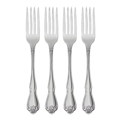 True Rose Dinner Forks, Set of 4