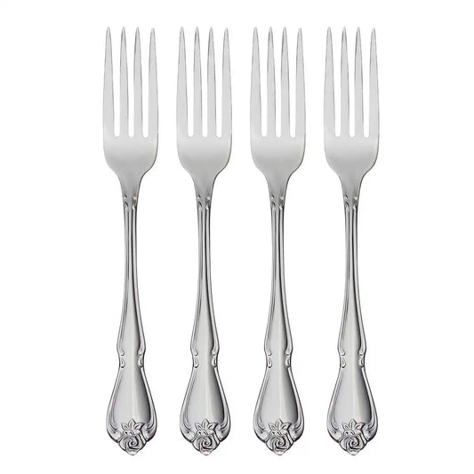 True Rose Dinner Forks, Set of 4