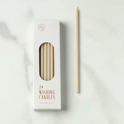 Wishing Parchment Candles, Set of 24