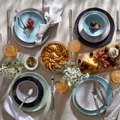 Roseto Soft Sage 12-Piece Dinnerware Set