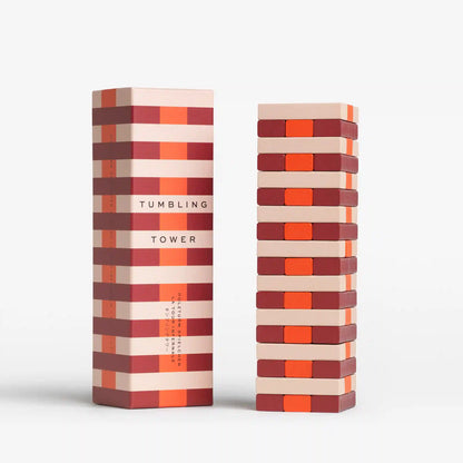 Red Tumbling Tower Game