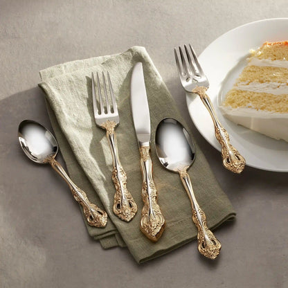 Golden Michelangelo 20-Piece Flatware Set