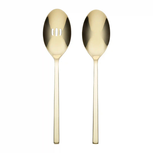 Allay Champagne 2-Piece Serving Spoons
