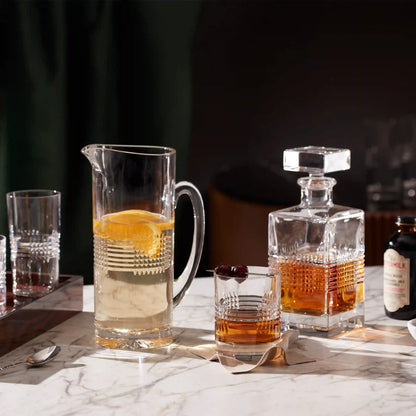 Sloane Crystal Double Old-Fashioned Glasses, Set of 4