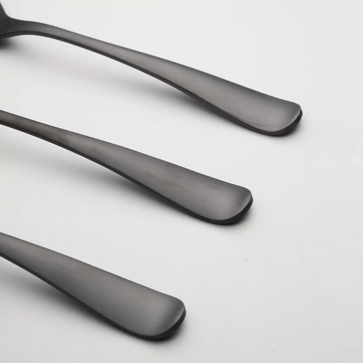 Rhiannon Black Satin 3-Piece Hostess Set