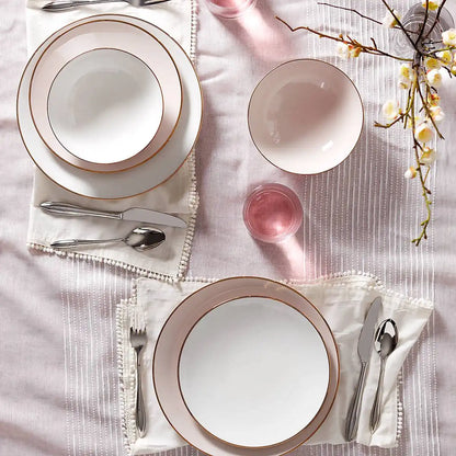 Trianna White Salad Plate