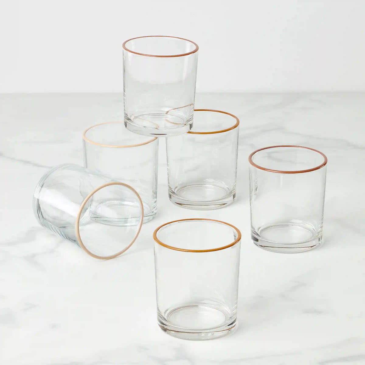 24 Seven Sunbaked Medium Tumblers, Set of 6