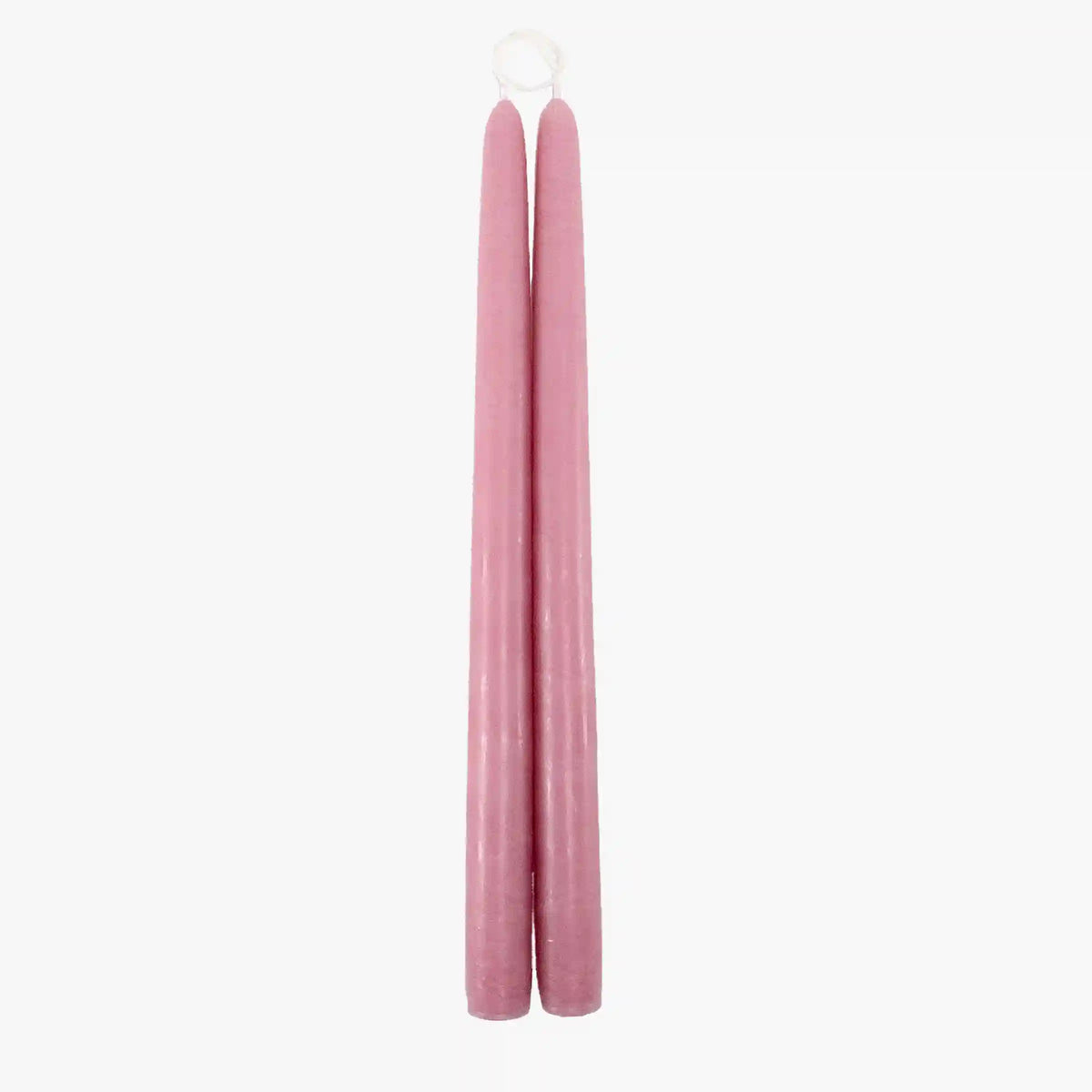 Dripless Vintage Rose 12" Taper Candles, Set of 2