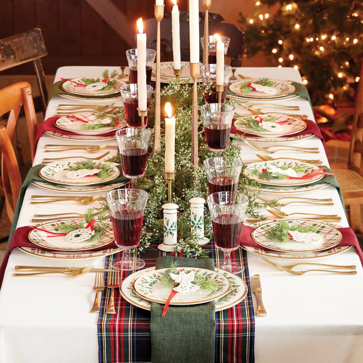 Holiday Dinner Plates, Set of 6