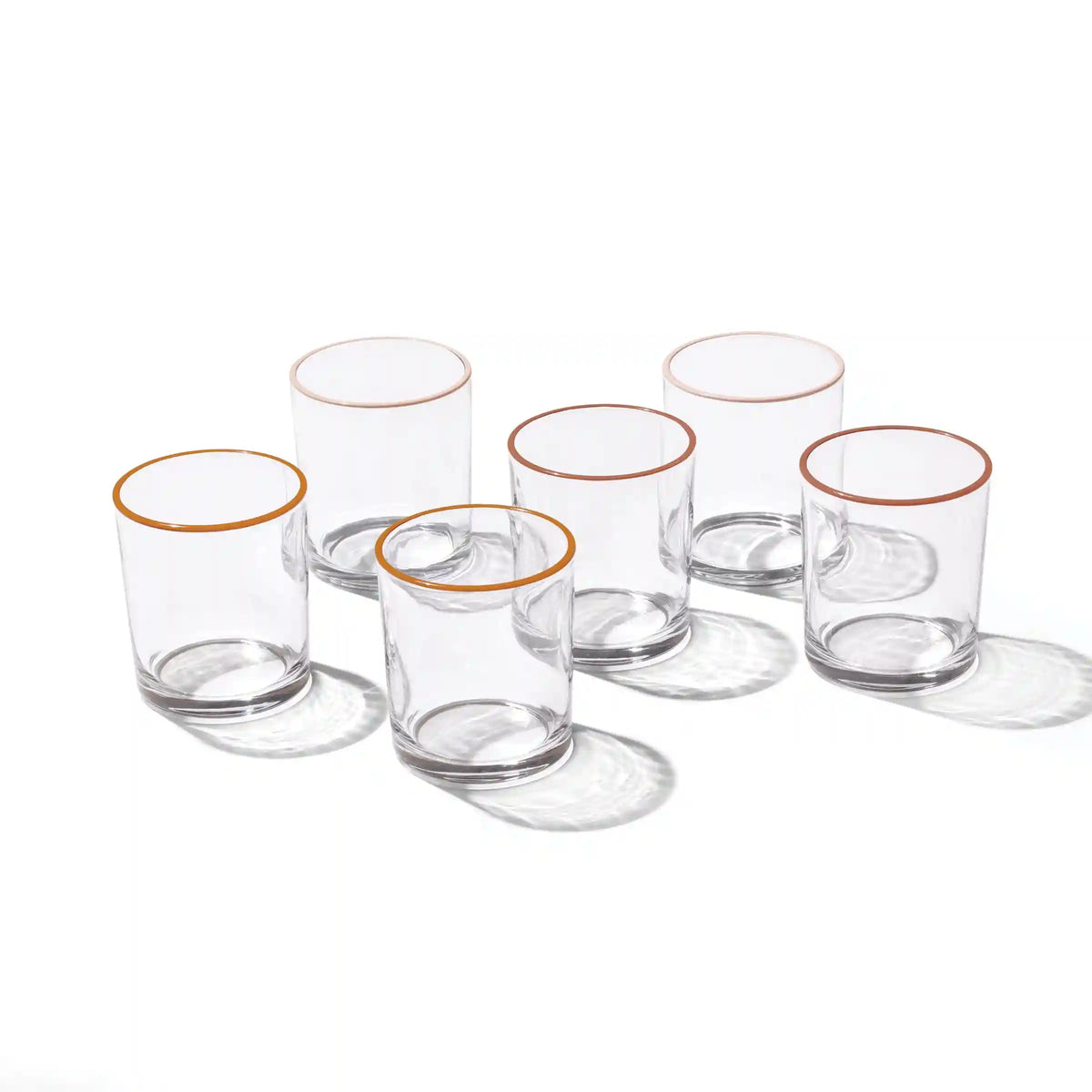 24 Seven Sunbaked Medium Tumblers, Set of 6