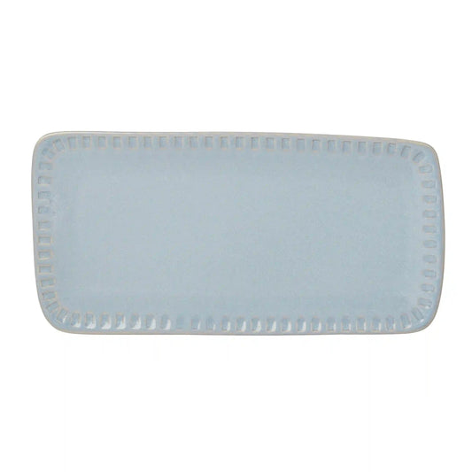 Artisanal Stripe Blue Hors d'Oeuvres Tray