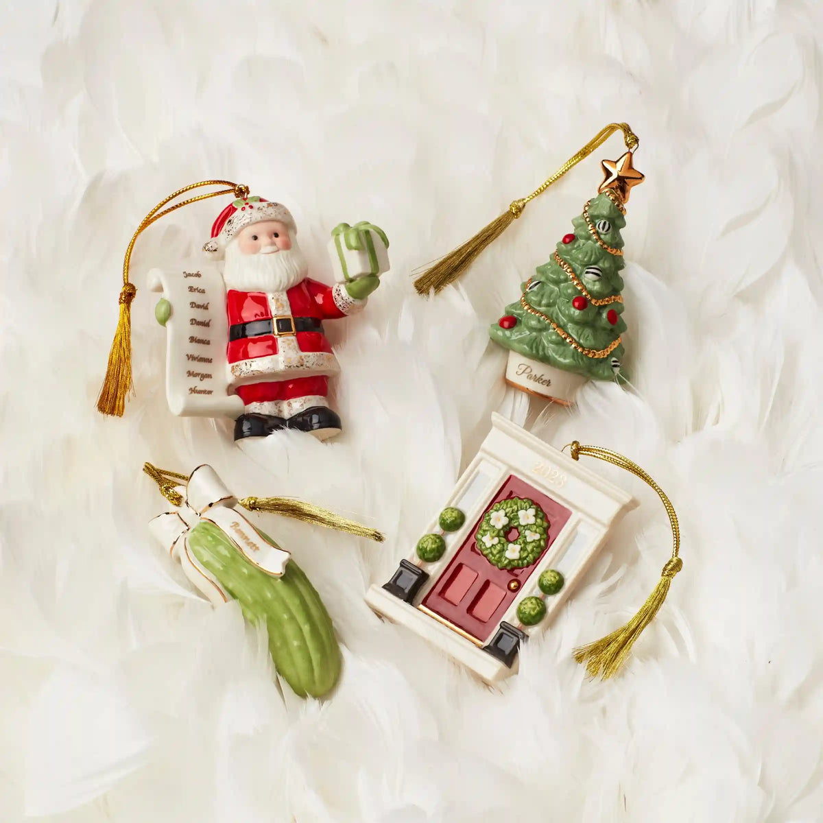 Personalized Naughty & Nice Ornament