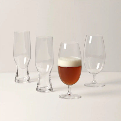 Tuscany Classics Assorted Beer Glasses, Set of 4