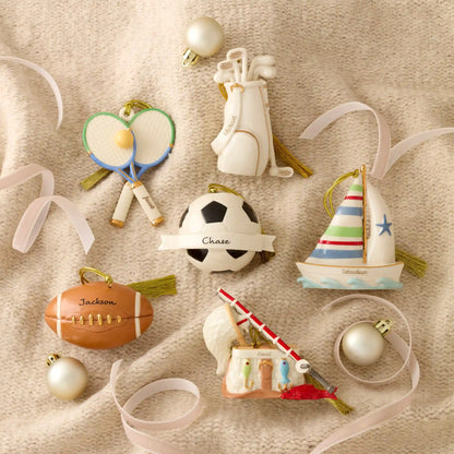Personalized Tennis Ornament