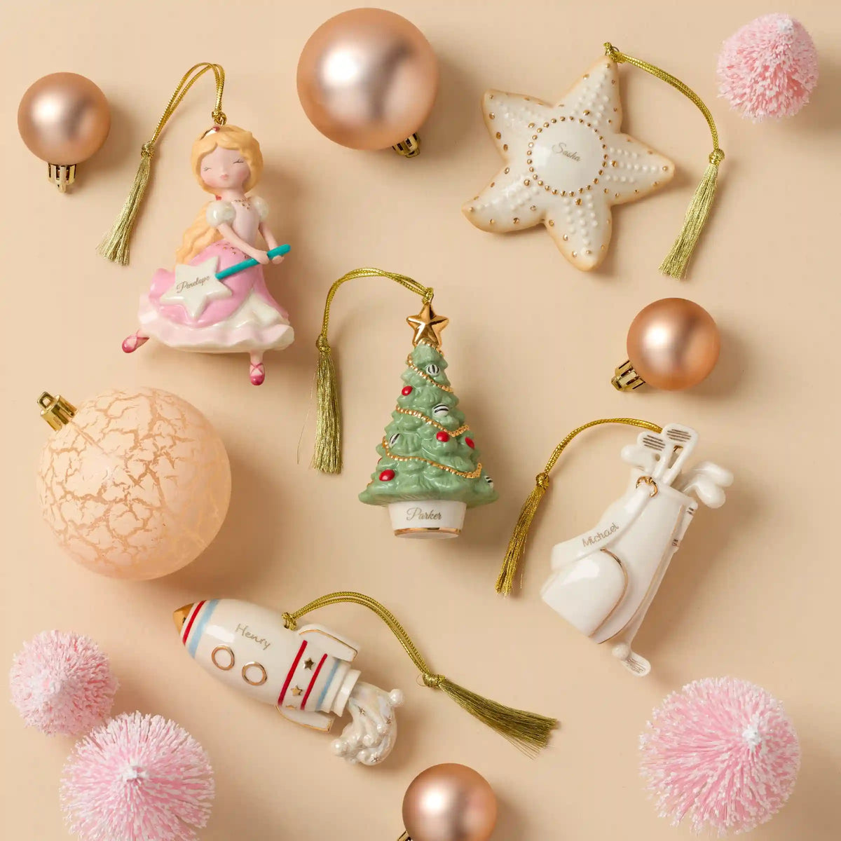 Personalized Starfish Ornament