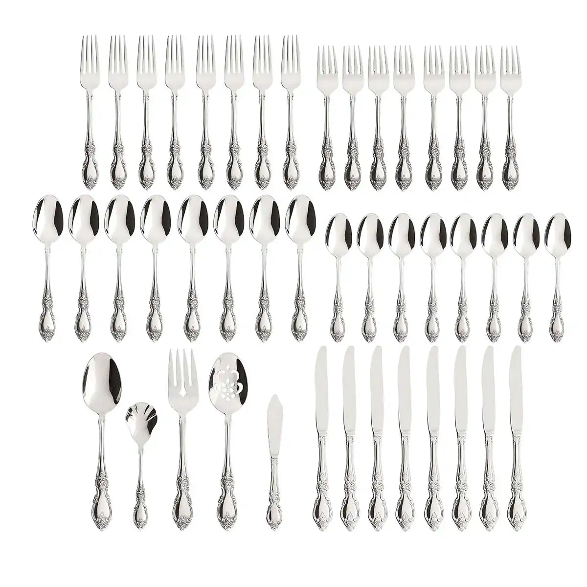 Louisiana 45-Piece Flatware Set