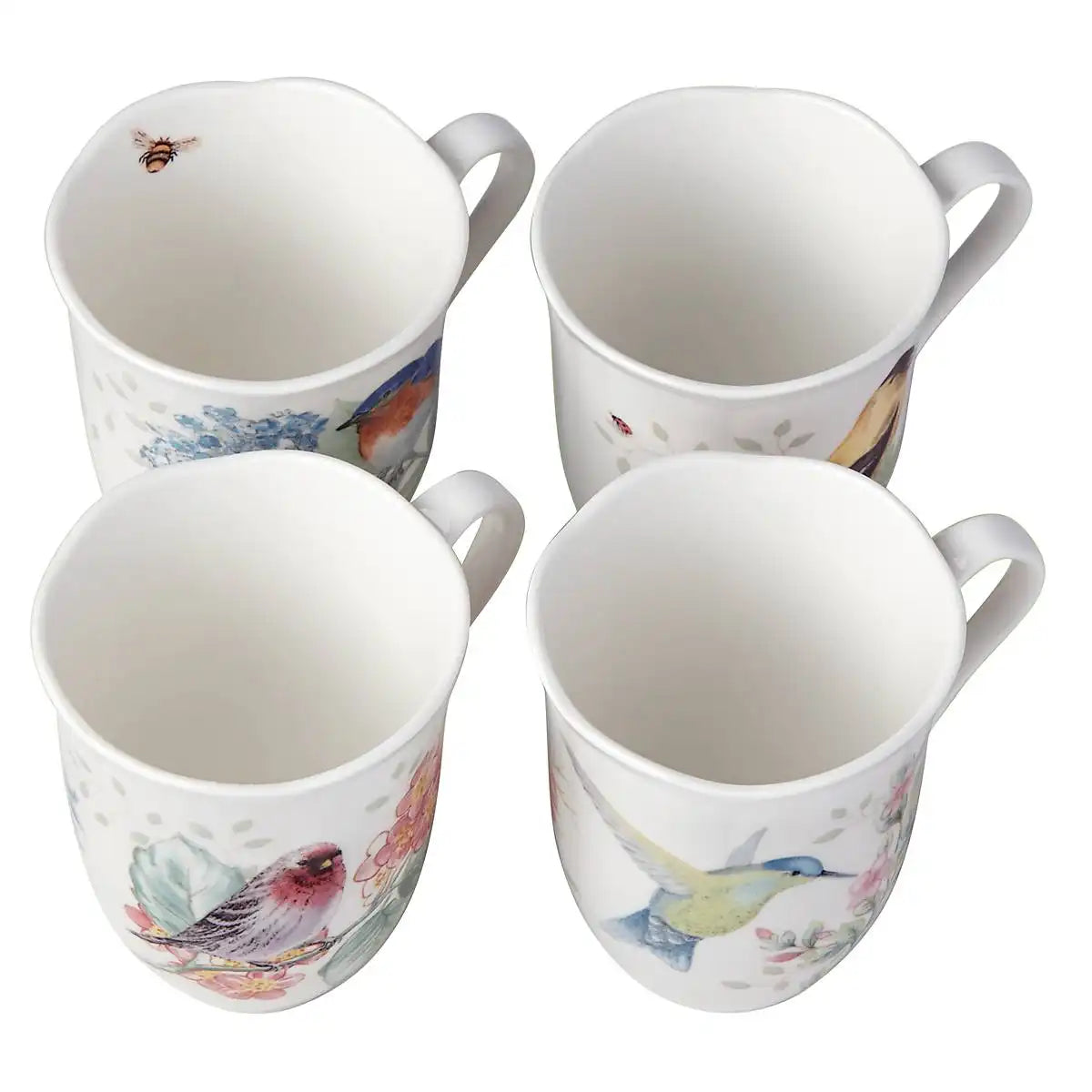 Butterfly Meadow Flutter Mugs, Set of 4
