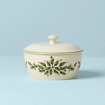 Holiday Covered Casserole Dish