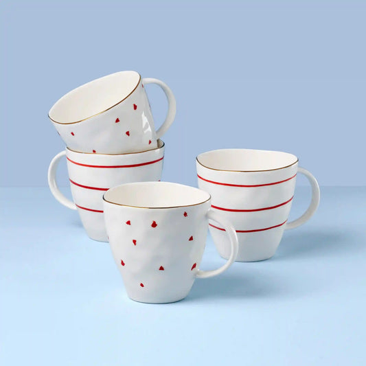 Garnet Bay Mugs, Set of 4