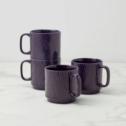 Modulus Nightshade Mugs, Set of 4