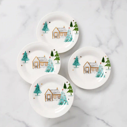 Balsam LaneTidbit Plates, Set of 4
