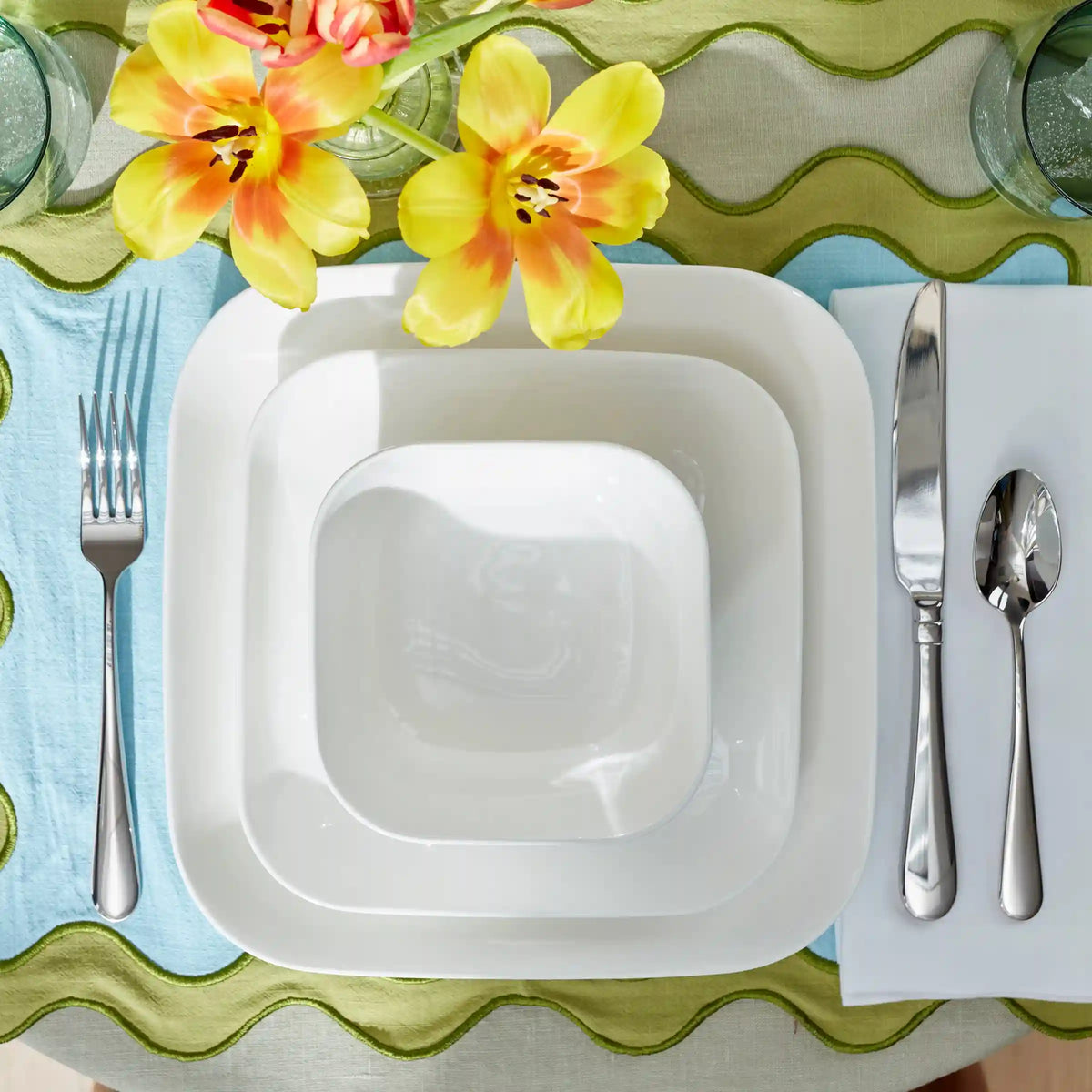 Studio 1414 Square 12-Piece Dinnerware Set