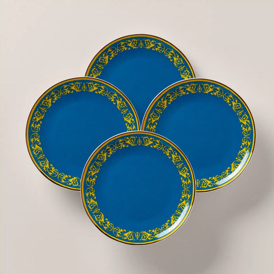 LX Remix Blue Accent Plates, Set of 4