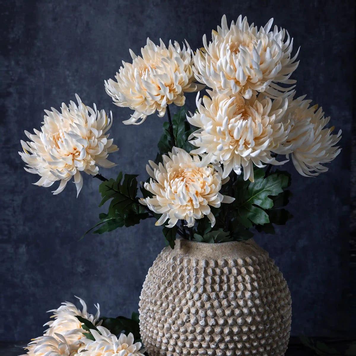 Artificial Cream Chrysanthemum Stem