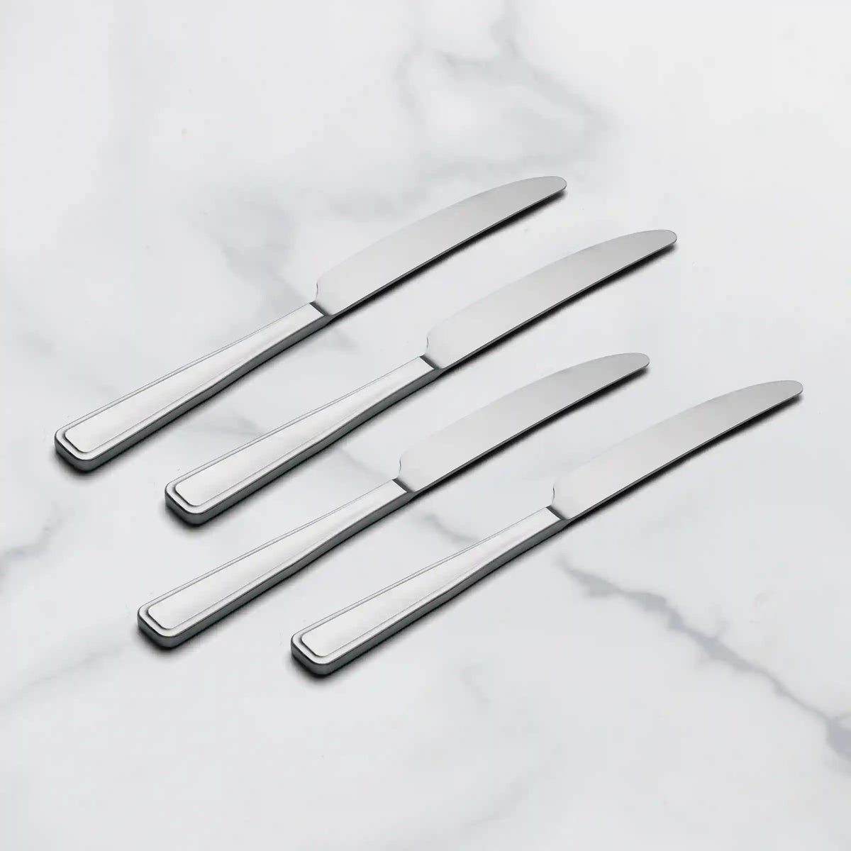 Reid Satin Dinner Knives,  Set of 4