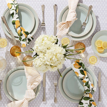 French Perle Groove Ice Blue 12-Piece Place Setting