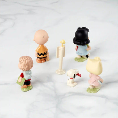 Peanuts 6-Piece Back To School Figurine Set