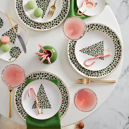 Evergreen Dinner Plates, Set of 4