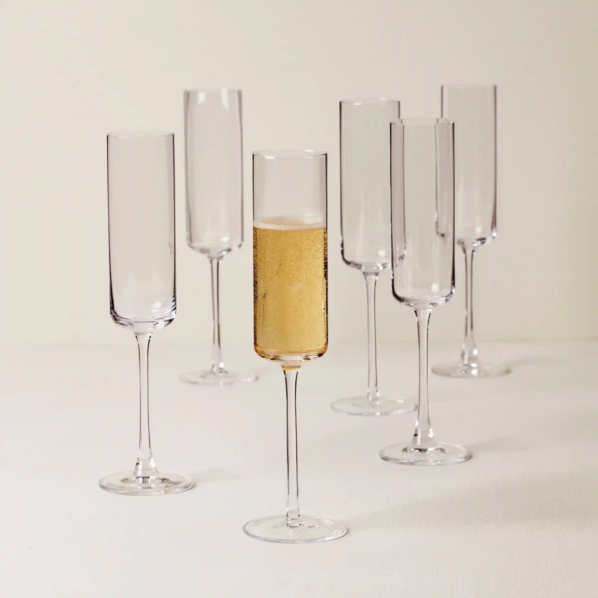 Tuscany Classics Straight Flute Glasses, Set of 6