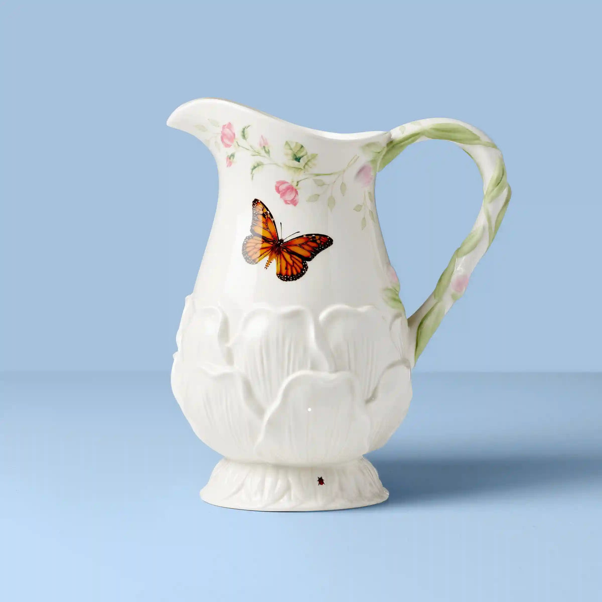 Butterfly Meadow Floral Pitcher
