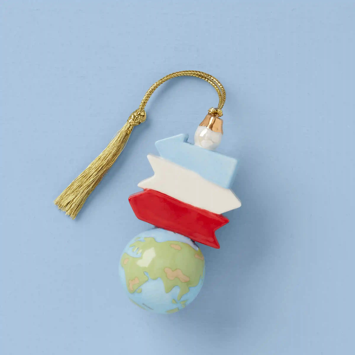 Personalized Travel Ornament