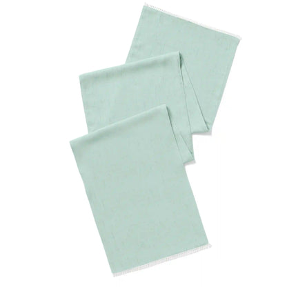 French Perle Ice Blue 14x70 Table Runner