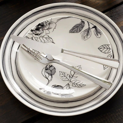 Sketchbook 12-Piece Dinnerware Set