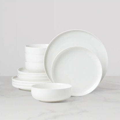 24 Seven White 12-Piece Dinnerware Set