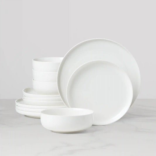 24 Seven White 12-Piece Dinnerware Set