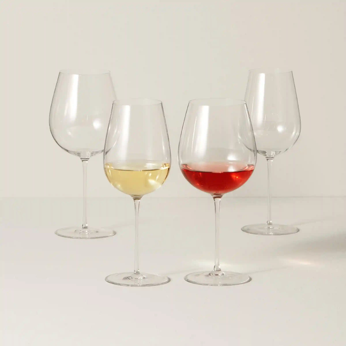 Tuscany Signature Series Warm & Cool Region Wine Glasses, Set of 2