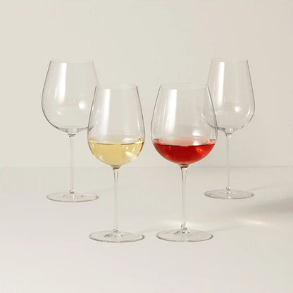 Tuscany Signature Series Warm & Cool Region Wine Glasses, Set of 2