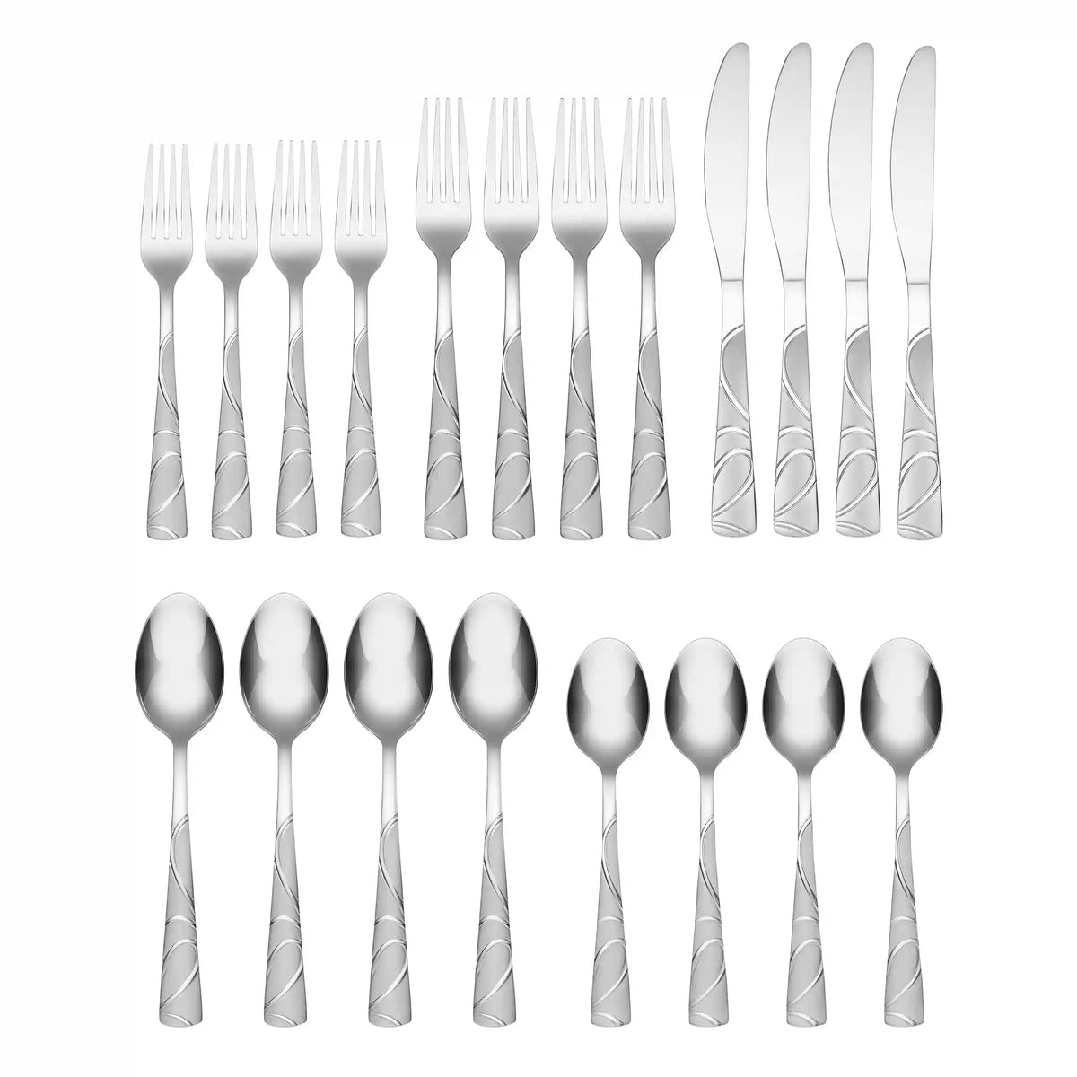 Sasha Sand 20-Piece Flatware Set