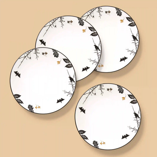Haunted Halloween Dinner Plates, Set of 4