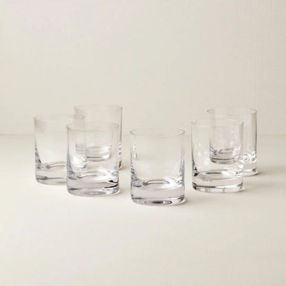 Tuscany Classics Cylinder Double Old-Fashioned Glasses, Set of 6