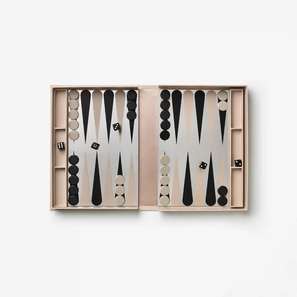 The Art Of Backgammon Mirror Board Game